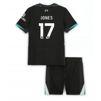 Maglie da calcio Liverpool Curtis Jones #17 Seconda Maglia Bambino 2024-25 Manica Corta (+ Pantaloni corti)